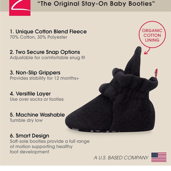 Zutano unisex baby booties - Picture 5 of 6